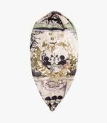 Cozy Cotton Headband with Hand-Embroidered Heart