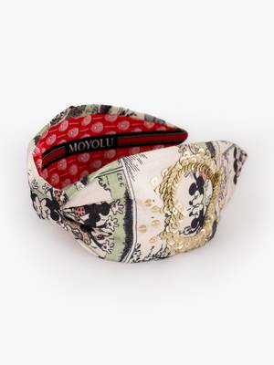 Cozy Cotton Headband with Hand-Embroidered Heart 2