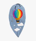 Cotton Headband with Playful hand embroidered Hot Air Balloon