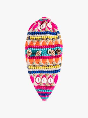 Handcrafted Handloom Cotton Headband with Festive Summer Embroidery 1