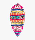 Handcrafted Handloom Cotton Headband with Festive Summer Embroidery
