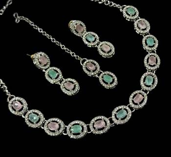 Neacklesh  set moti  kundan 1