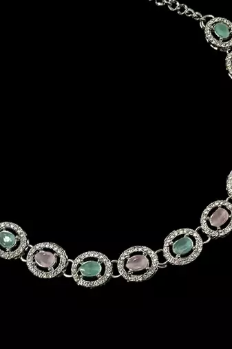 Neacklesh  set moti  kundan