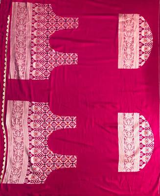 Pink Obsessed With This Stunning Dola Silk Saree With Tussle and Beautiful Border Saree Of Traditional 2
