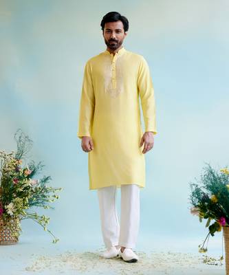 Sunshine glow gota kurta 1