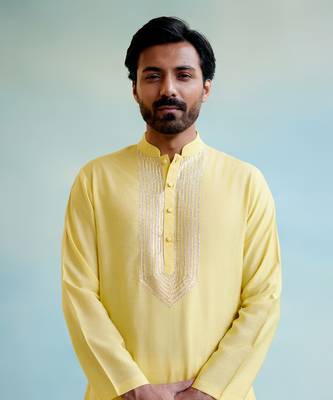 Sunshine glow gota kurta 2