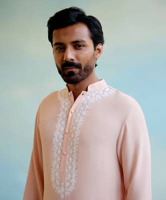 Blush bloom dori kurta 2