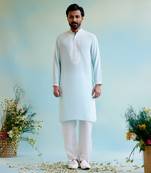 Dreamy blue dori kurta
