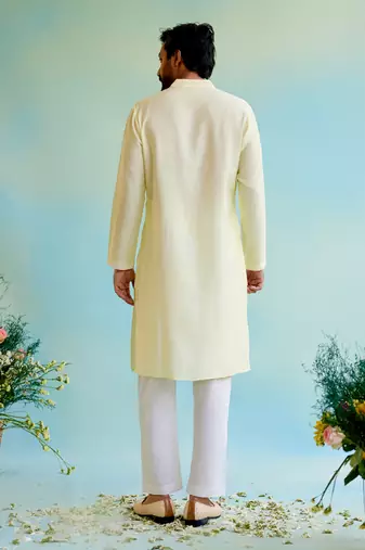 Yellow sunshine kurta