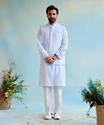 Blue breeze nehru jacket 2