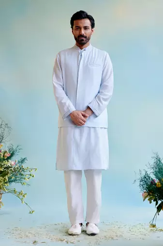 Blue breeze nehru jacket