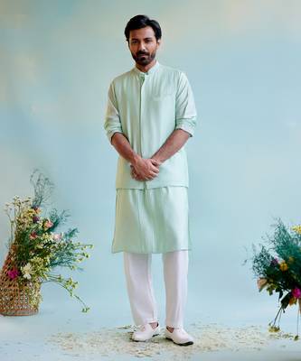 Minty dream nehru jacket 2