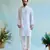 Blue breeze pintuck kurta with narrow pants