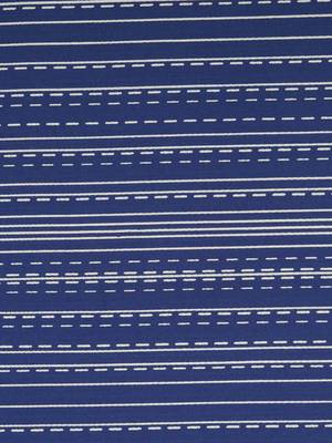 Unstitched blue screen printed suit set with printed bottom and printed dupatta. 4