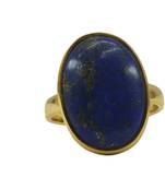 Blue Lapis Lazuli 18kt Gold
