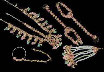 Neacklesh  set moti  kundan 2