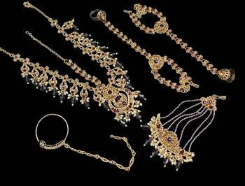 Neacklesh  set moti  kundan 2