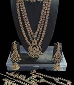 Neacklesh  set .moti  ,kundan