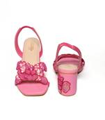 Valentina in pink heels