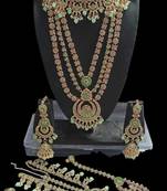 Neacklesh  set .moti  ,kundan