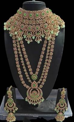 Neacklesh  set moti  kundan 3