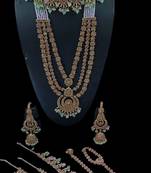 Neacklesh  set .moti  ,kundan