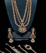 Neacklesh  set .moti  ,kundan
