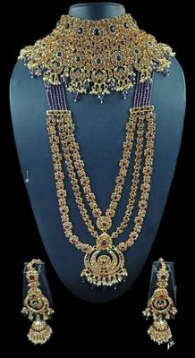 Neacklesh  set moti  kundan 3