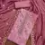 Pink Cotton Unstitched Dress Material