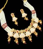 Neacklesh  set .moti  ,kundan