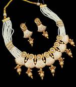 Neacklesh  set .moti  ,kundan