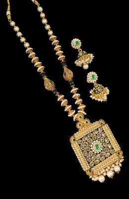 Neacklesh  set moti  kundan 1
