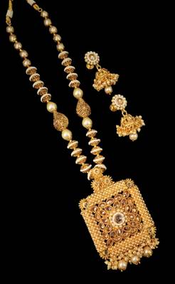 Neacklesh  set moti  kundan 1