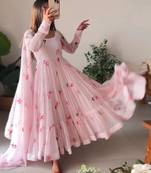 Women Floral Print Anarkali Kurta Set