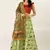 Red Satin Silk Fabric Beautifully Printed Girlie Wedding Partywear Lehenga Choli Set