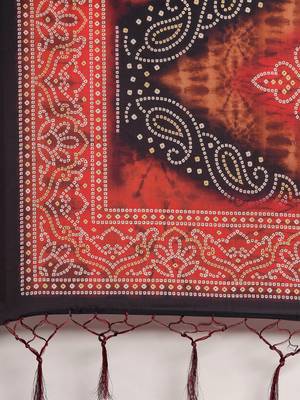 Red Satin Silk Fabric Beautifully Printed Girlie Wedding Partywear Lehenga Choli Set 4