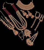 Neacklesh  set .moti  ,kundan