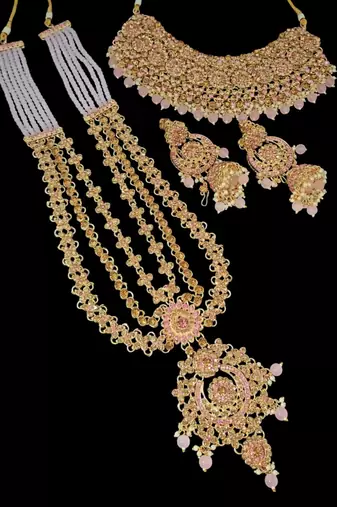 Neacklesh  set moti  kundan