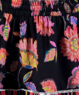 Black cotton lehanga and choli with dupata ethnic set 5