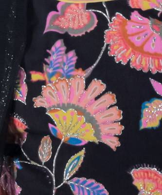 Black cotton lehanga and choli with dupata ethnic set 6
