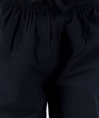 Black kurta and pyjama with jacket ethnic set 6