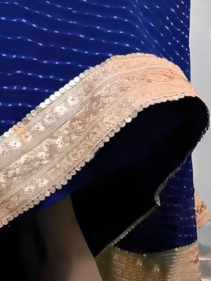 Ink Blue Georgette Sequin Embroidered Wedding Lehenga Choli 7
