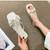 Womens slippers | womens open toe bow lace designer jaipuri india slippers & flip flops