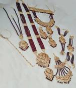 Neacklesh  set .moti  ,kundan