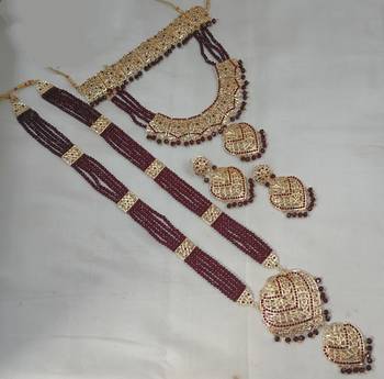 Neacklesh  set moti  kundan 2