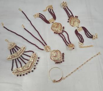 Neacklesh  set moti  kundan 3