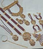 Neacklesh  set .moti  ,kundan