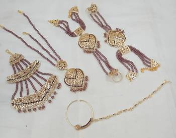 Neacklesh  set moti  kundan 3