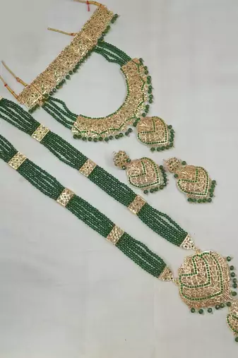 Neacklesh  set moti  kundan