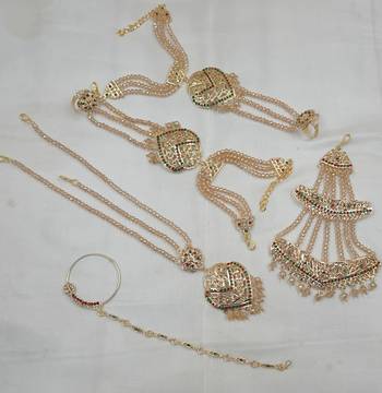 Neacklesh  set moti  kundan 3